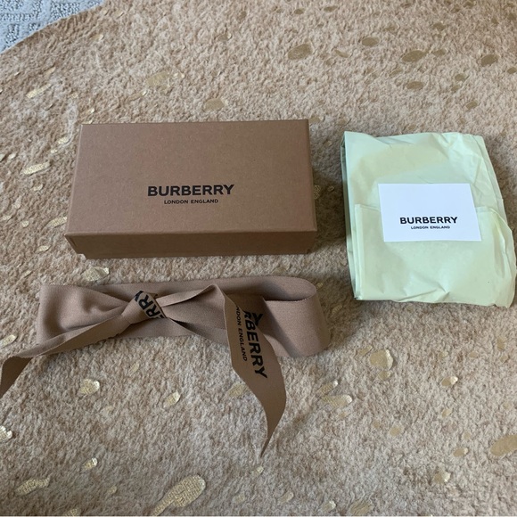 Burberry Party Supplies Burberry Gift Box Tissue And Ribbon Poshmark